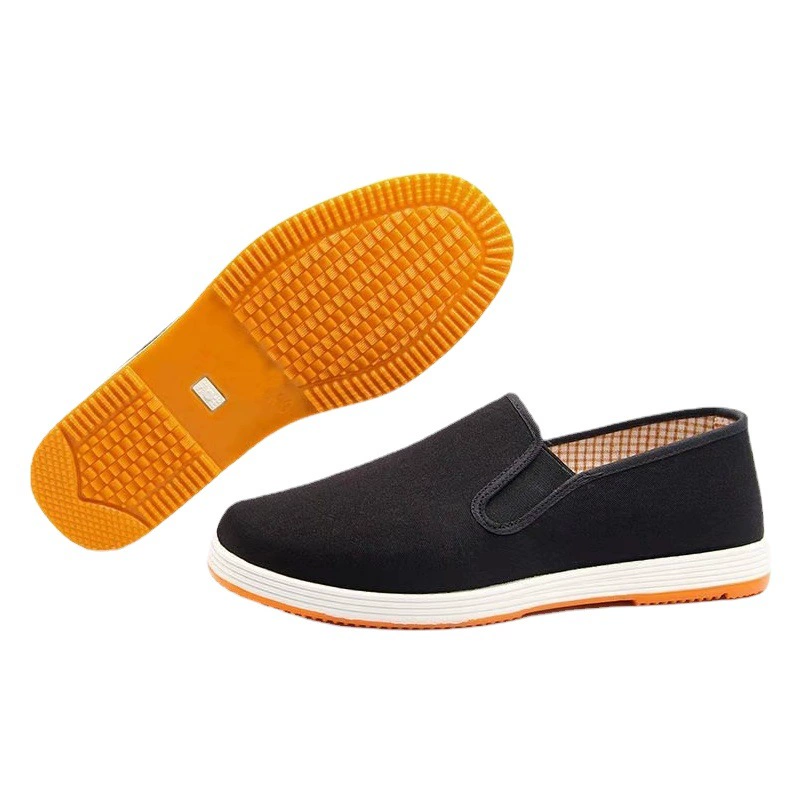 Обувь из ткани для шин, износостойкая старая Пекинская Тканевая обувь, мужская обувь для строительных площадок, Рабочая обувь, удобная Рабочая парусиновая обувь