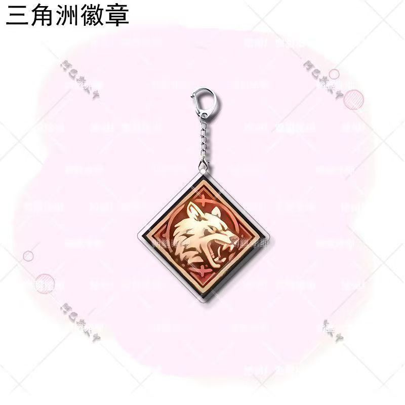 三角洲行动游戏周边亚克力钥匙扣天才少年威龙徽章个性背包士气章|undefined