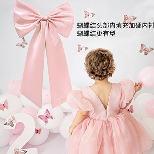 Aliexpress Kidsren's Dress Princess Dress for Small and Medium-Sized Kidsren Pink Baby One-Year-Old Dress Flower Girl Wedding Little Girl Dress