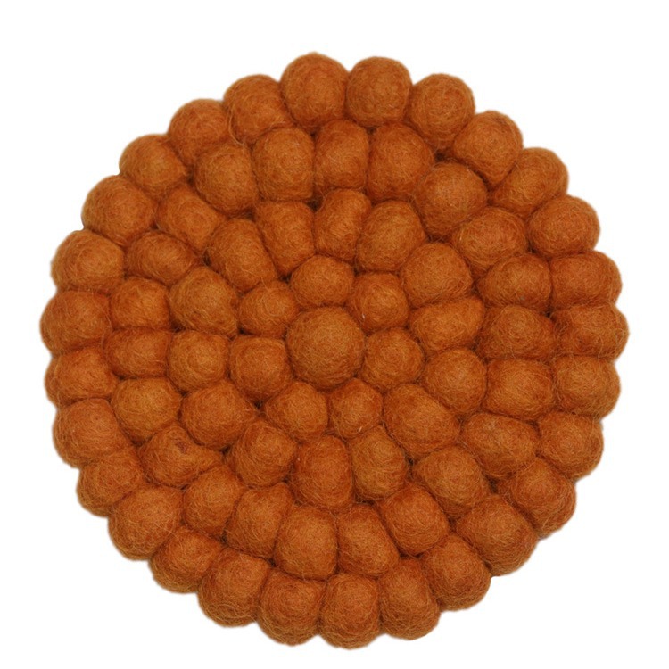 Four Seasons serie de fieltro de lana de montaña placemat ins estilo lindo estera de aislamiento regalo creativo regalo de mano hogar pantalla