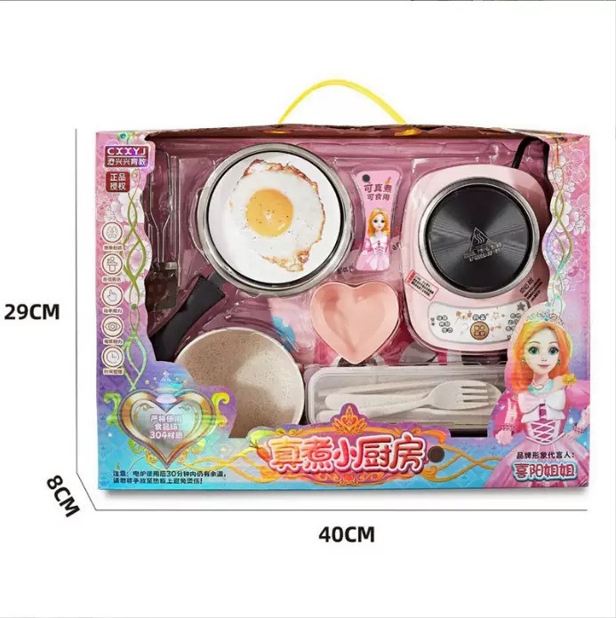 Mini cocina para niños juguetes caseros cocinar serie de cocina real mini horno eléctrico simulación de cocina set