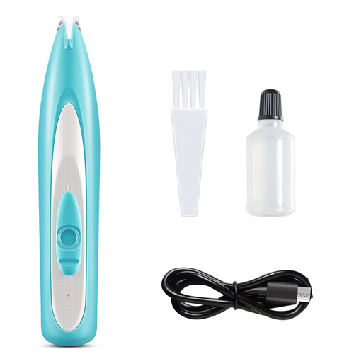 Pet Hair Trimming Gadget LED Light for Cats and Dogs Paws Sole Local Hair Electric Push Cutter