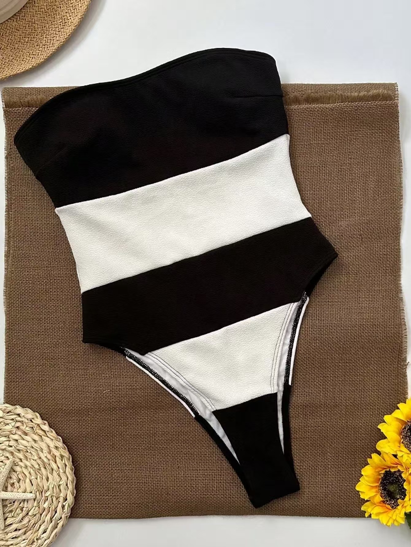High Waisted Bikini One Piece Swimsuit Sexy Beachwear For Women_voghion.com
