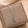 Necklace stainless steel, fashionable accessory, chain for key bag , suitable for import, simple and elegant design