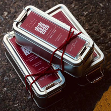 喜糖盒伴手礼盒凤梨酥铁盒婚庆礼盒马口铁罐长方形铁盒搭扣罐