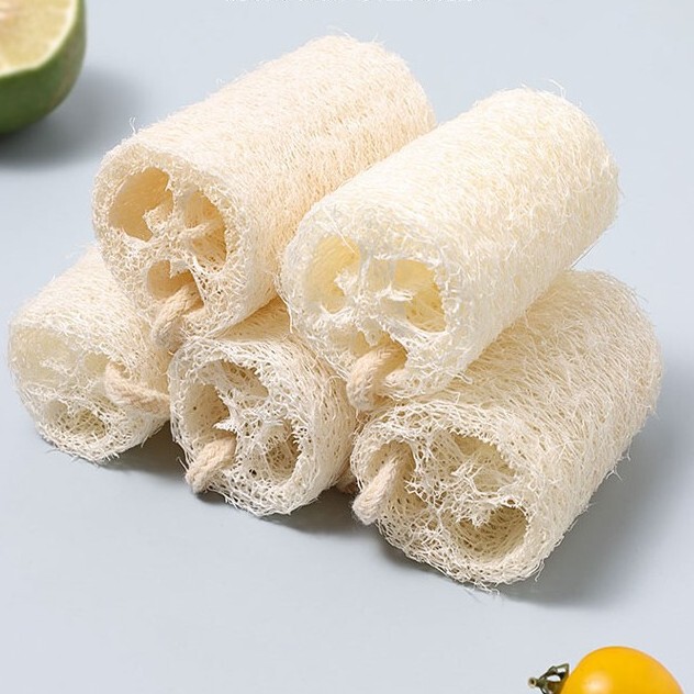 Low-Cost Wholesale Soft Loofah Dishwashing Brush, Loofah Sponge Kitchen Cleaning Supplies, Pot Brush for Removing Grease