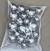 20pcs Golden Ball Silver Ball Color Summer Ball Cake Decoration Plug -in Plug -in Birthday Cake Decoration Plug -in