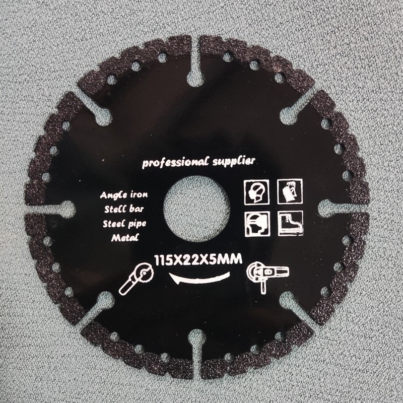 跨境角磨机切割片切铁王不锈钢专用合金切铁锯片石材金刚石锋利切