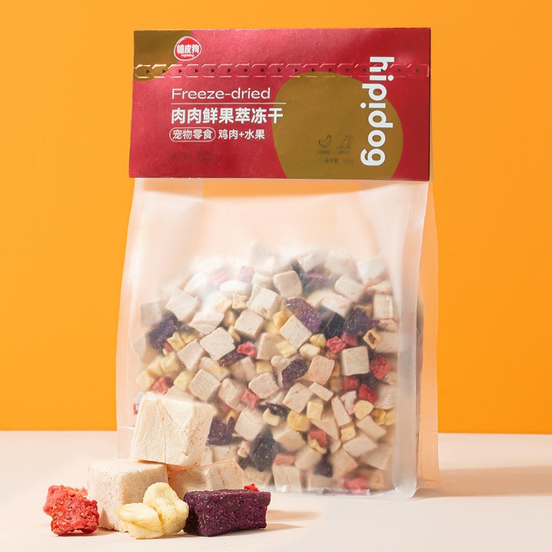 Los perros rechinar los dientes para aliviar la codicia, frutas y verduras, cubos de pato liofilizados, perros pequeños y medianos, molares, verduras secas, bocadillos, comida para mascotas de peluche