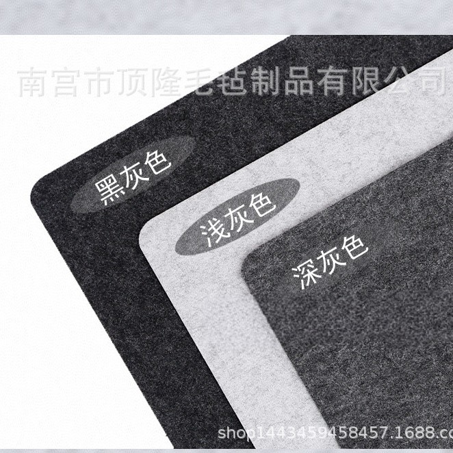 Alfombrilla de ratón de fieltro de punto transfronterizo, escritorio de juego antideslizante de plástico de gran tamaño, escritorio de estudiante con teclado de computadora