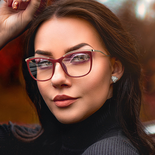 New Style Blue Light Blocking Nordic Style Flat Sunglasses Cross-border E-commerce Literary Frame Glasses for Women 2071