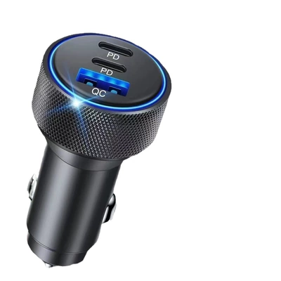 Mobil şarj cihazları: Charger Dual Pd30W Aluminum