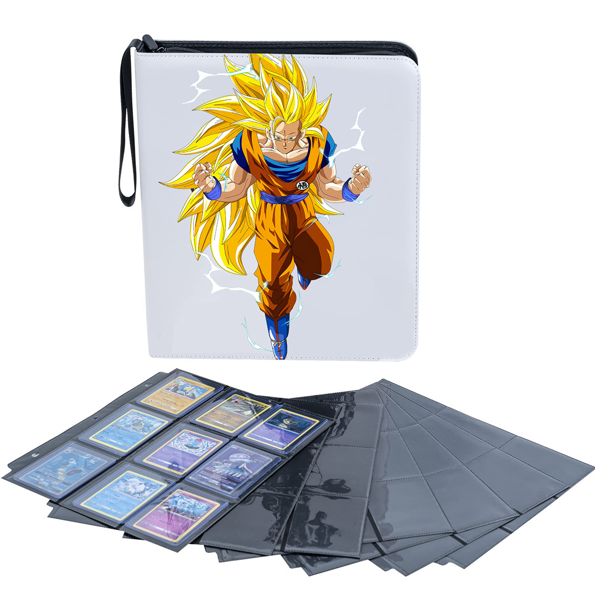 Juego Rey fuego sombra Bao Ke Meng Star Card Collection Book Venta al por mayor 9 Palacio rejilla impresión 3X4 titular de la tarjeta de hojas sueltas carpeta