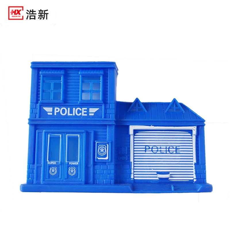 Модель игрушечного дома украшение пластиковая полиция общественная безопасность здание дом военные казармы аксессуары Оптовая Продажа с фабрики