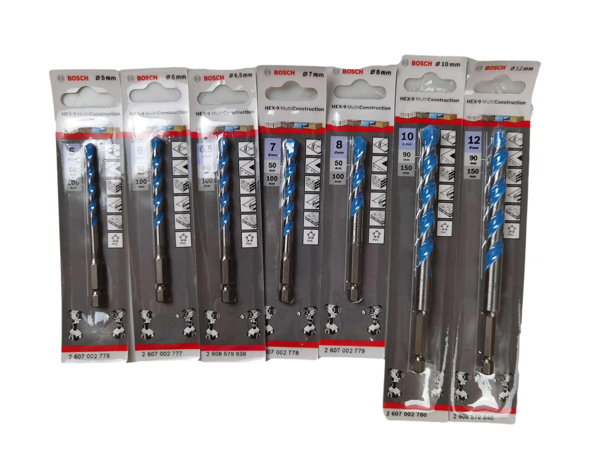 BOSCH博世六角柄瓷砖玻璃陶瓷多功能水泥钻头合金打孔三角钻头