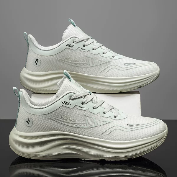 Woodpecker Breathable Running Shoes Men's Sports Casual Shoes Trendy Spring and Autumn Lightweight Deodorant Soft Sole New Trendy Shoes
