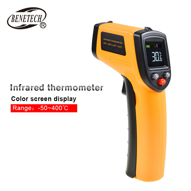标智GM333彩屏高精度工业物表面红外测温仪Infrared Thermometer