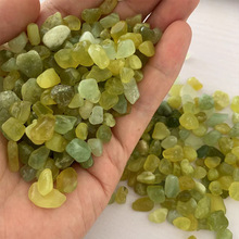 丹东绿卵石玉色颗粒透水地坪汗蒸房用绿玉石子水磨石碎石鹅卵石头