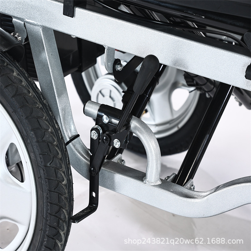 Customized Electric Wheelchair Manufacturer's Automatic Intelligent 24V Foldable Four-Wheel Vehicle for Disabled and Elderly People