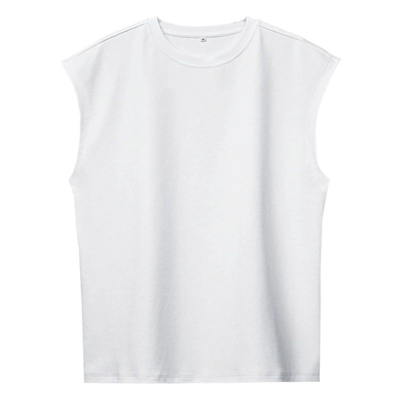 Muscle Brother Мужской Свободный жилет Хлопок Влага Потоотделение Спорт Отдых Бег Баскетбол Тренировочный Топ Сплошной цвет