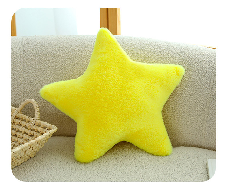 Ins-Style Nordic Home Cloud Pillow, Girly Gift, Star and Moon Bay Window Doll Cushion, Nap Pillow