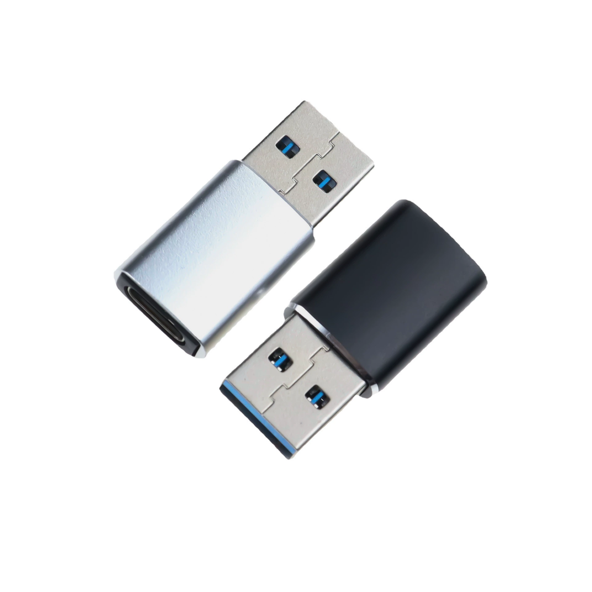 跨境适用华为手机type-c母转USB3.0转接头铝合金OTG转换器快充tpc