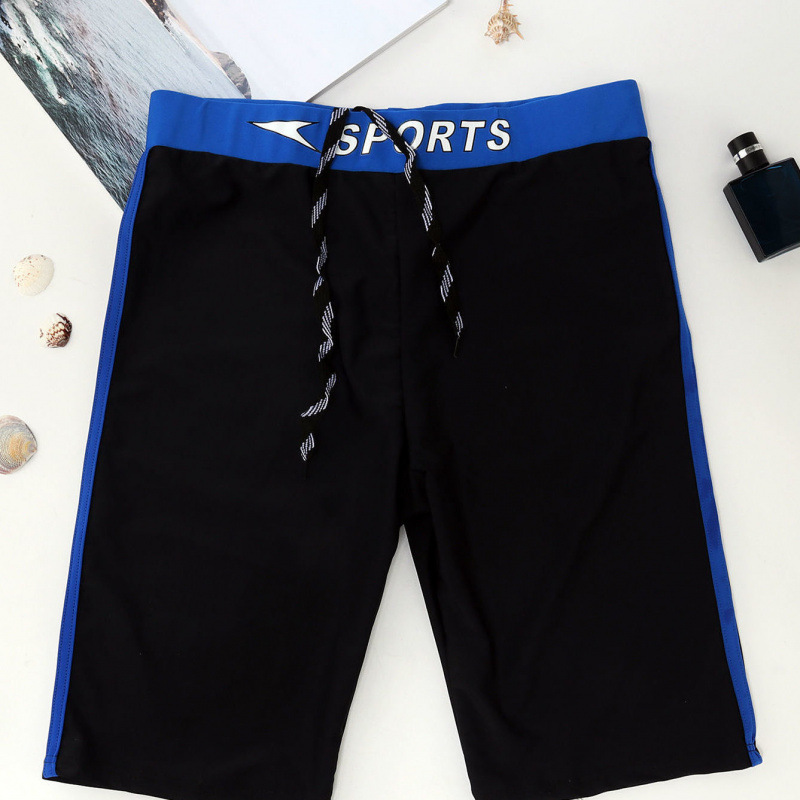 Pantalones de baño de hombre, trajes de baño elásticos, spa de playa, spa incómodo, piscina de spa de playa, 7 puntos de almacenamiento, comercio exterior