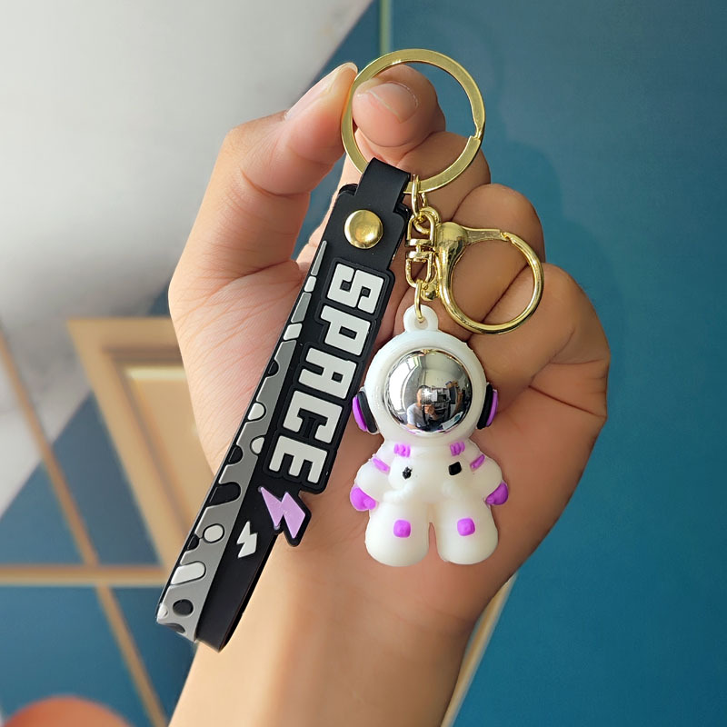 Viaje creativo transfronterizo, muñeca de cielo estrellado, llavero de astronauta, colgante de bolso, decoración de coche, regalo de evento