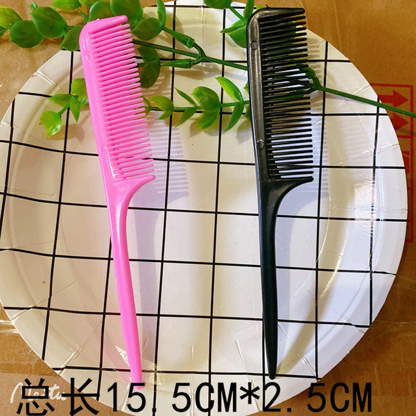 Professional hair salon makeup tool comb plastic pointed-tail comb…