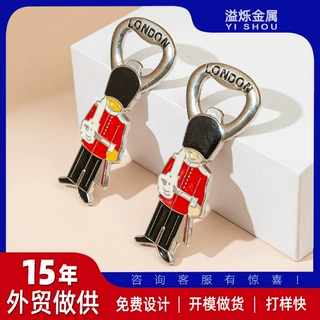 定制磁性金属冰箱贴旅游纪念礼品创意滴胶冰箱贴开瓶器装饰品