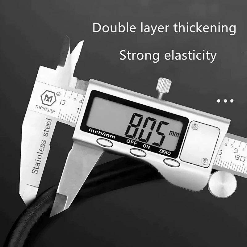 Elastic safe elastic strap stainless steel, clips included