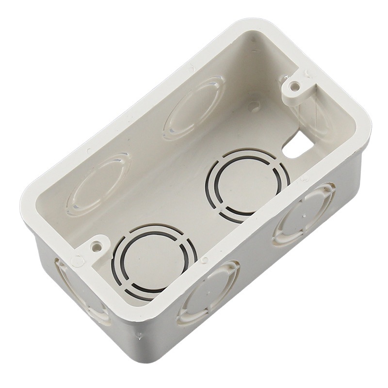 Caja inferior de polipropileno PP de estilo americano con forma integrada estándar estadounidense 4 * 4 / 4 * 2 caja de conexiones estándar octagonal americana con placa de cubierta image 6