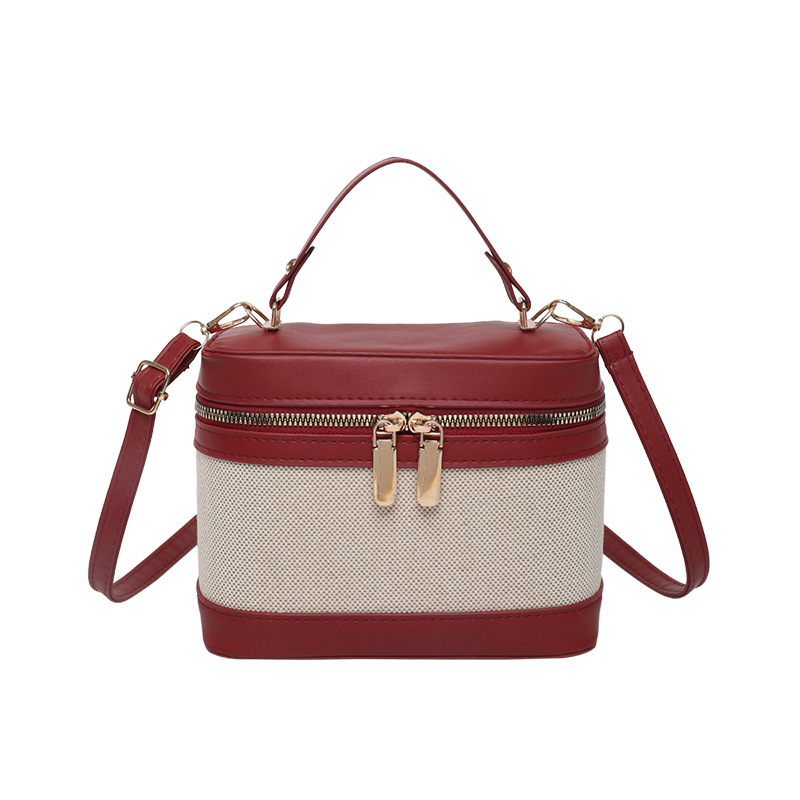 Bolso de mujer de primavera 2025, nuevo bolso popular, bolso de moda universal, bolso de hombro inclinado, bolso de caja, nicho de color