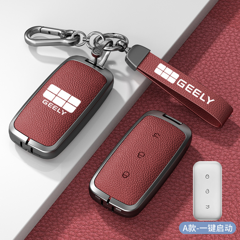 모델 A, 원버튼 시작, 화산 빨간색 아연 합금 쉘 + 하드웨어 핸드 스트랩