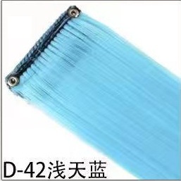 Pelucas de cabello de dama, pieza de seda a alta temperatura