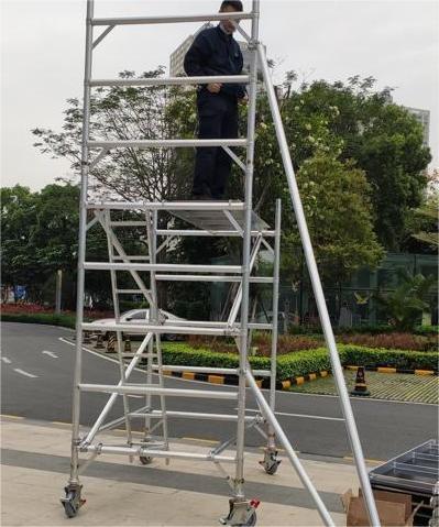 佛山厂家可出口欧标检修平台铝合金脚手架租赁哪家好外销库存脚手