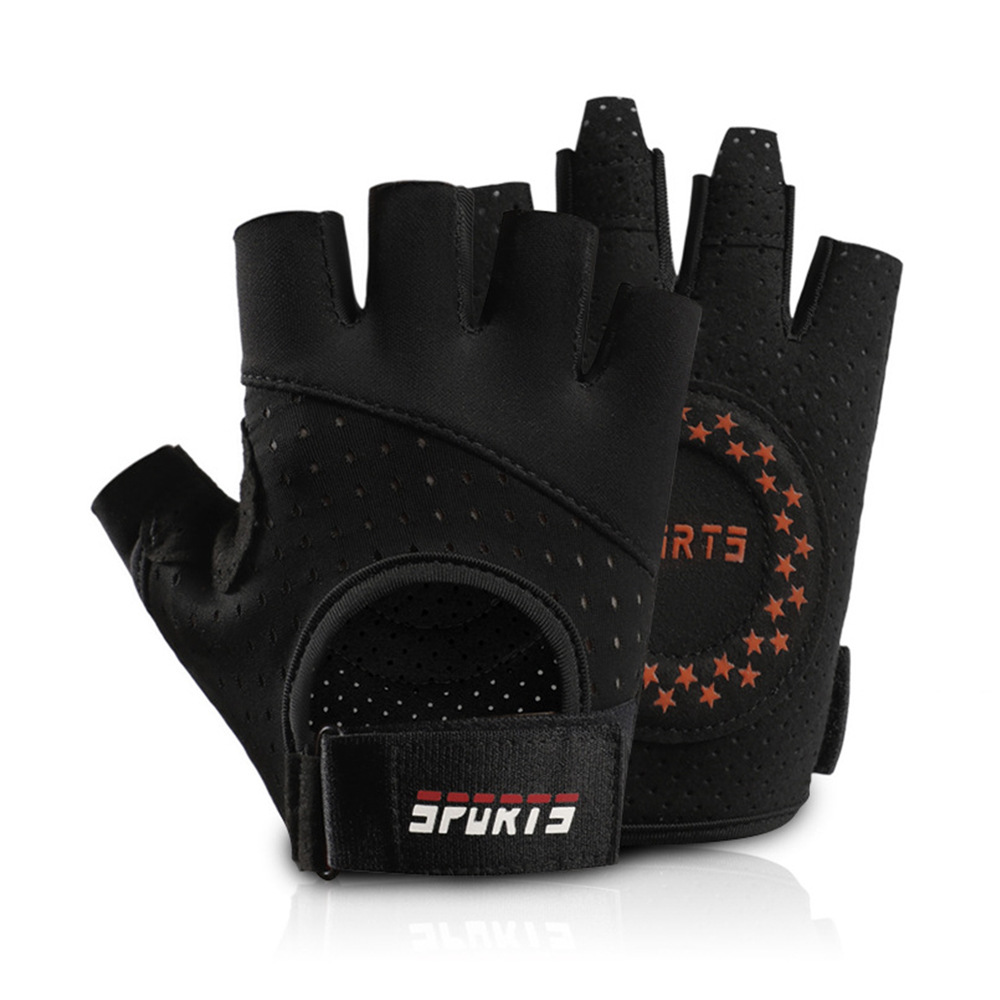 Guantes de fitness yoga para mujer bicicleta dinámica antideslizante medio dedo transpirable equipo resistente al desgaste Dumbbell Training deportes al aire libre hombres