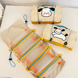 帕恰狗四合一可爱化妆包大容量高级感新款女洗漱包防水便携手拿包