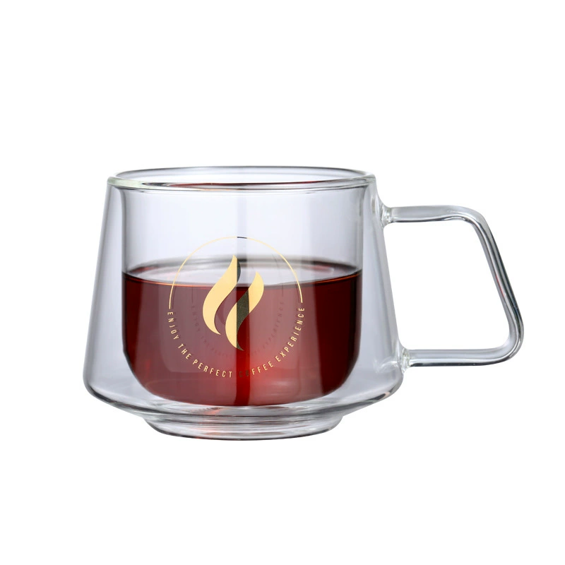 瀛都 Glass coffee transparent tea cup from pearl, increased thickness