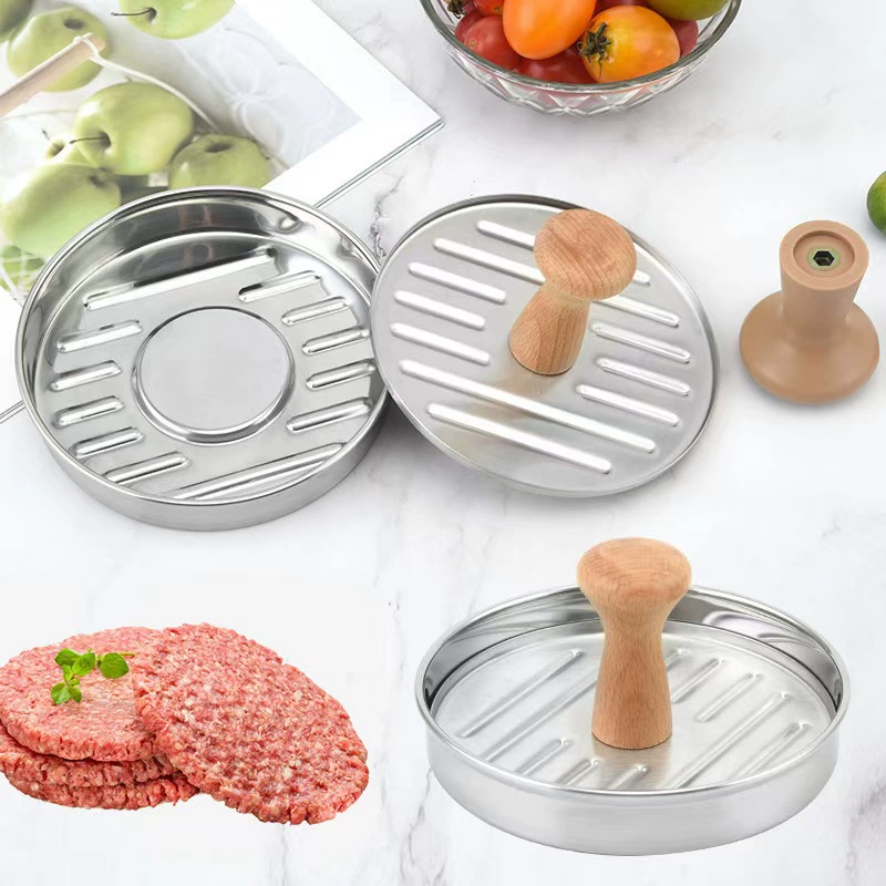 Новый мясной патти-пресс для отеля, ресторана, дома, пресс для гамбургера многофункциональный, пластиковая ручка, мясной пресс, форма для мяса, кухонная