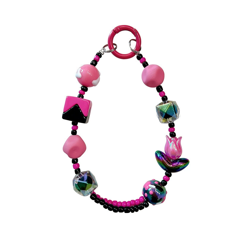 TikTok, бисер bracelet, мобильный телефон, брелок, защитный чехол, подвеска, аксессуар для сумки, подарок на день рождения, опт