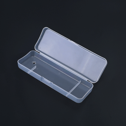 Manual razor holder and storage box, razor storage box for travel, convenient carry, transparent razor holder and storage box