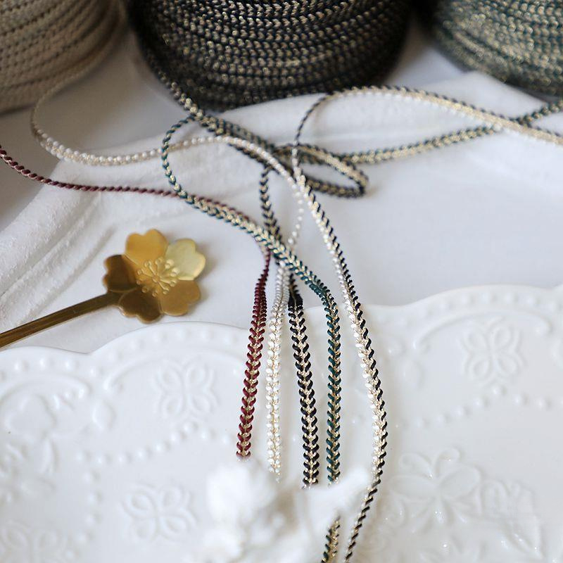 레이스 액세서리/  의류 액세서리 미니 골드 짠 레이스 청삼 원피스 가방 가장자리 액세서리