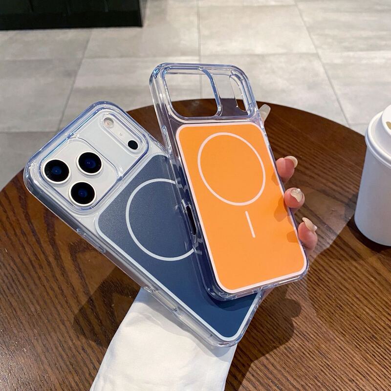 莱卡适用苹果17promax磁吸手机壳iPhone17简约17防摔保护套|undefined