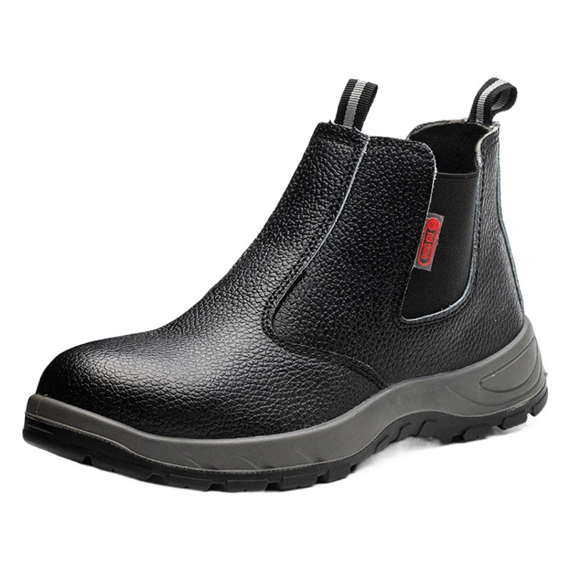 Четырехсезонные водонепроницаемые рабочие ботинки Dinggu, удобные и износостойкие, из коровьей кожи, оптом, с защитой от ударов и проколов, для строительных работ, рабочие ботинки для обеспечения безопасности.
