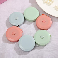 プラスチック多機能かわいいミニ小円巻尺伸縮巻尺1.5メートル柔らかい皮尺卸売りを持ち歩く