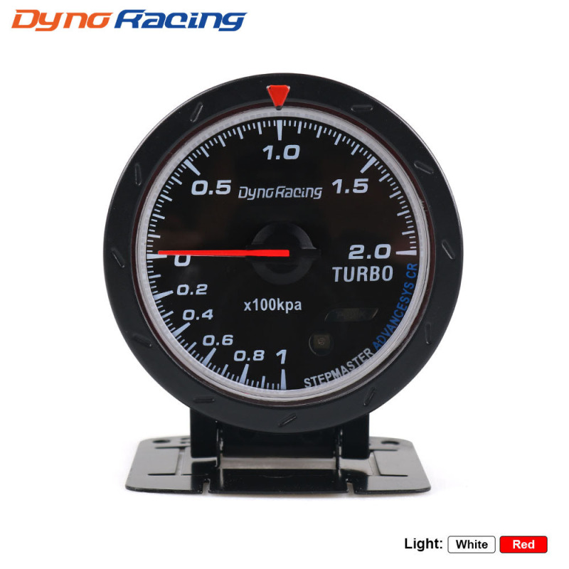 Car modified 60mm turbocharger meter LED two-color background light 12v Racing meter with meter bracket Car modified 60mm turbocharger meter LED two-color background light 12v Racing meter with meter bracket