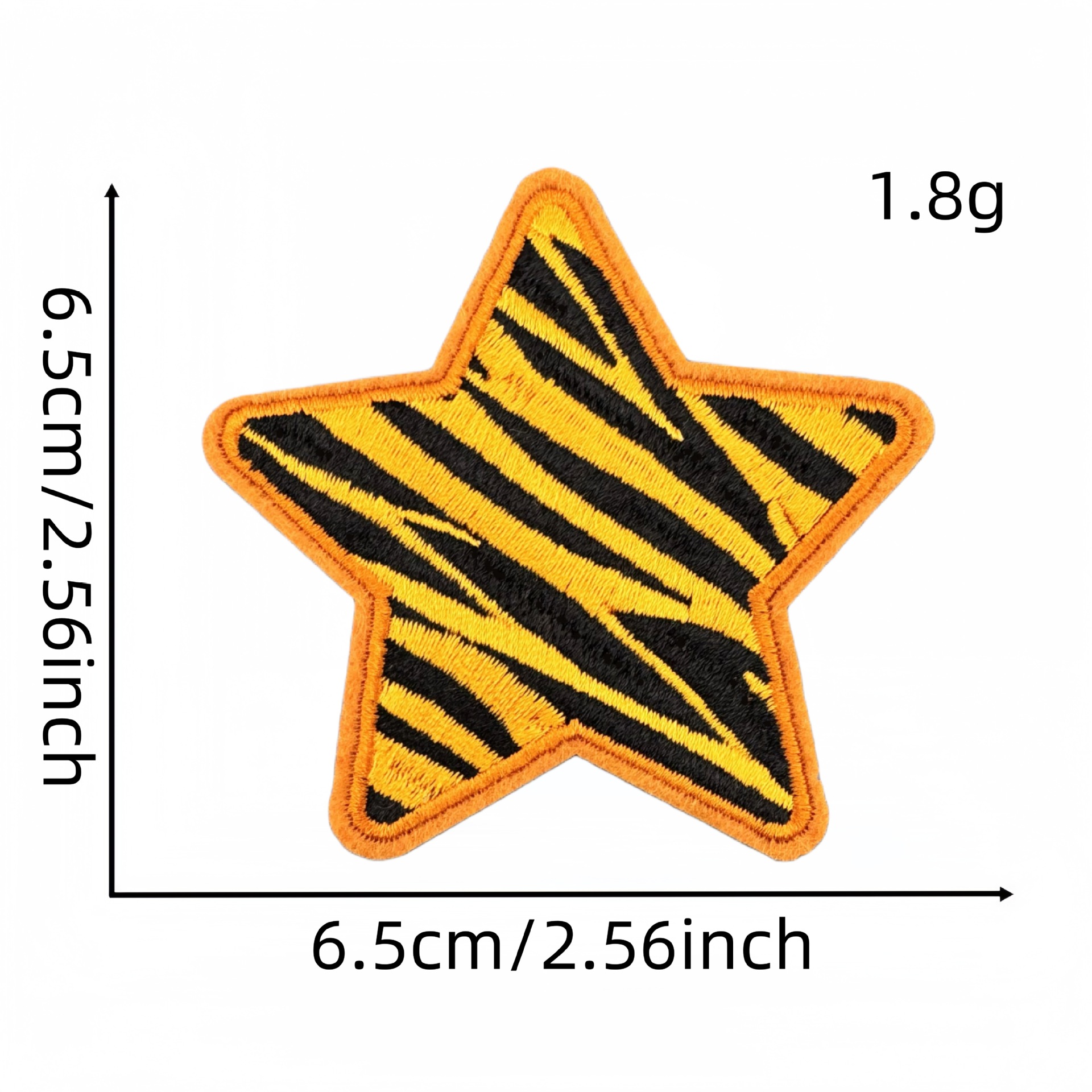 小号豹纹布贴7#