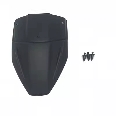 Suitable for BMW F750GS/F850ADV/F900R modified front mudguard extended water shield back sand cover (Motorcycle frame) - black-front-mud