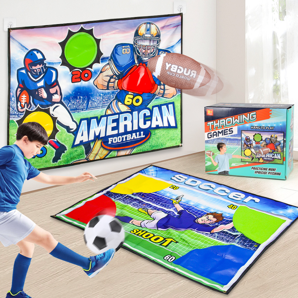 Factory supply rugby baseball cloth target paste ball game mat suit indoor outdoor leisure sports